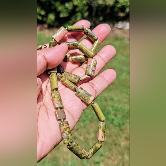 Jewelry - CHOOSE ONE. Unakite Pendant Necklace